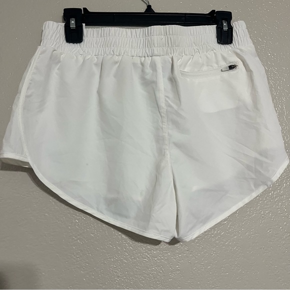 2 pair Forever 21 Active Shorts White and Blue Size Medium - Picture 4 of 11